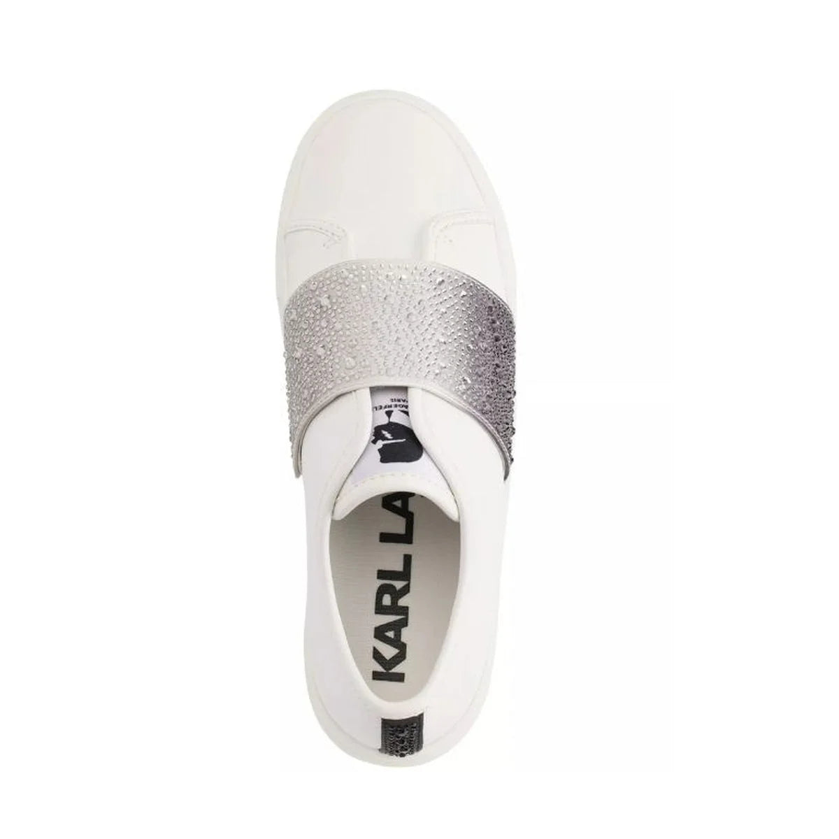 KARL LAGERFELD PARIS Remmy Slip On Low Top Sneakers Women - WHT