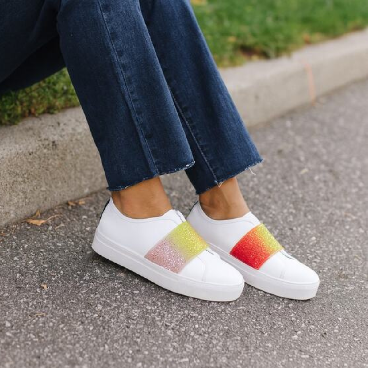 KARL LAGERFELD PARIS REMMY SLIP ON Sneakers Women - WHT