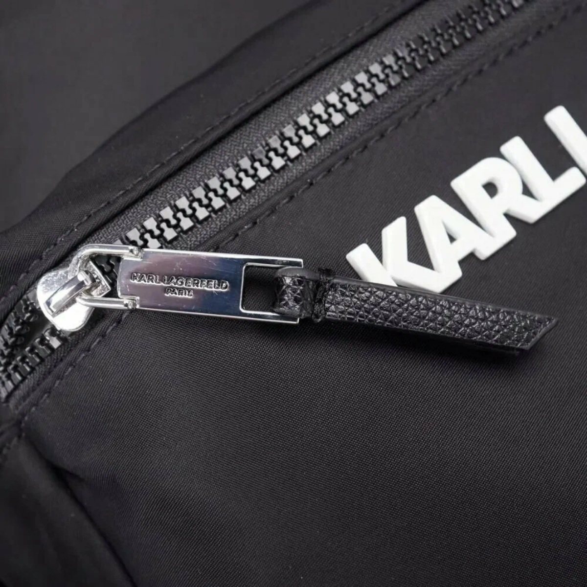 Karl Lagerfeld Paris RUE ST-GUILLAUME NYLON BACKPACK - BLK - Black