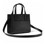 Karl Lagerfeld Paris Satchel With Logo Handbag - BLK - Black