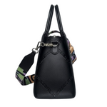 Karl Lagerfeld Paris Satchel With Logo Handbag - BLK - Black