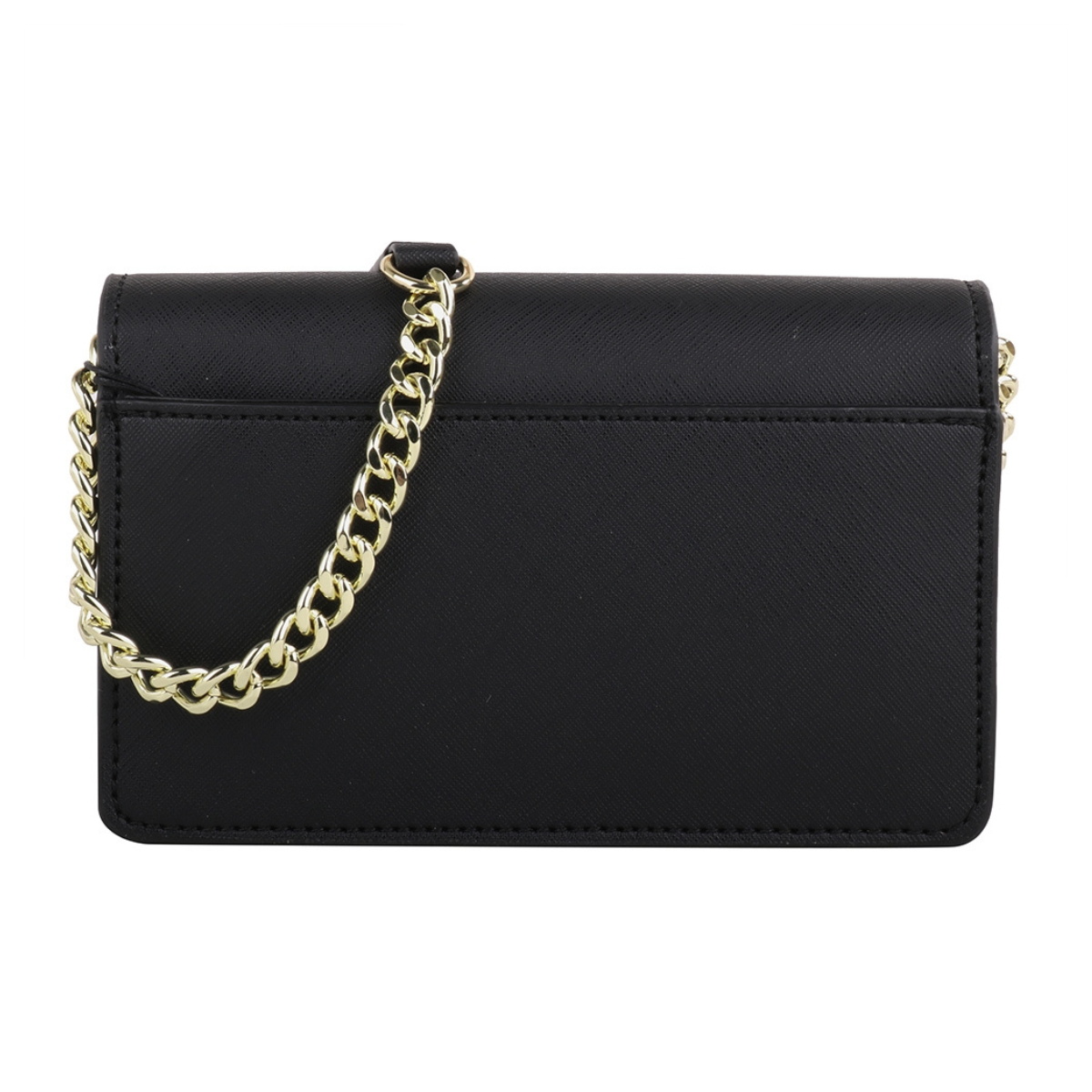 Karl Lagerfeld Paris Scratch-Resistant Chain Shoulder Bag Women - BLK - Black