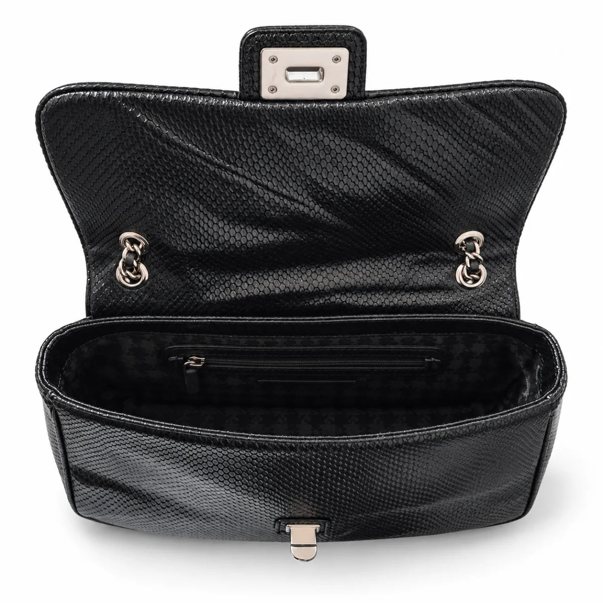 Karl Lagerfeld Paris Shoulder Crossbody Handbag Bag -BLK - Black