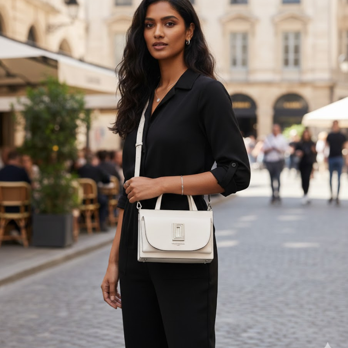 Karl Lagerfeld Paris Simone Crossbody Women - CRM - Cream