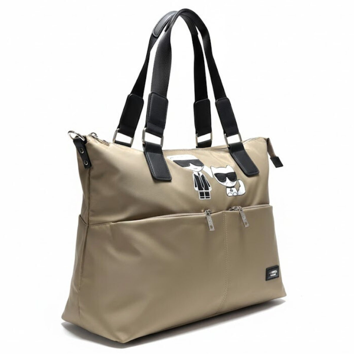 Karl Lagerfeld Paris Sporty Travel Shopper Bag - KHK - Khaki