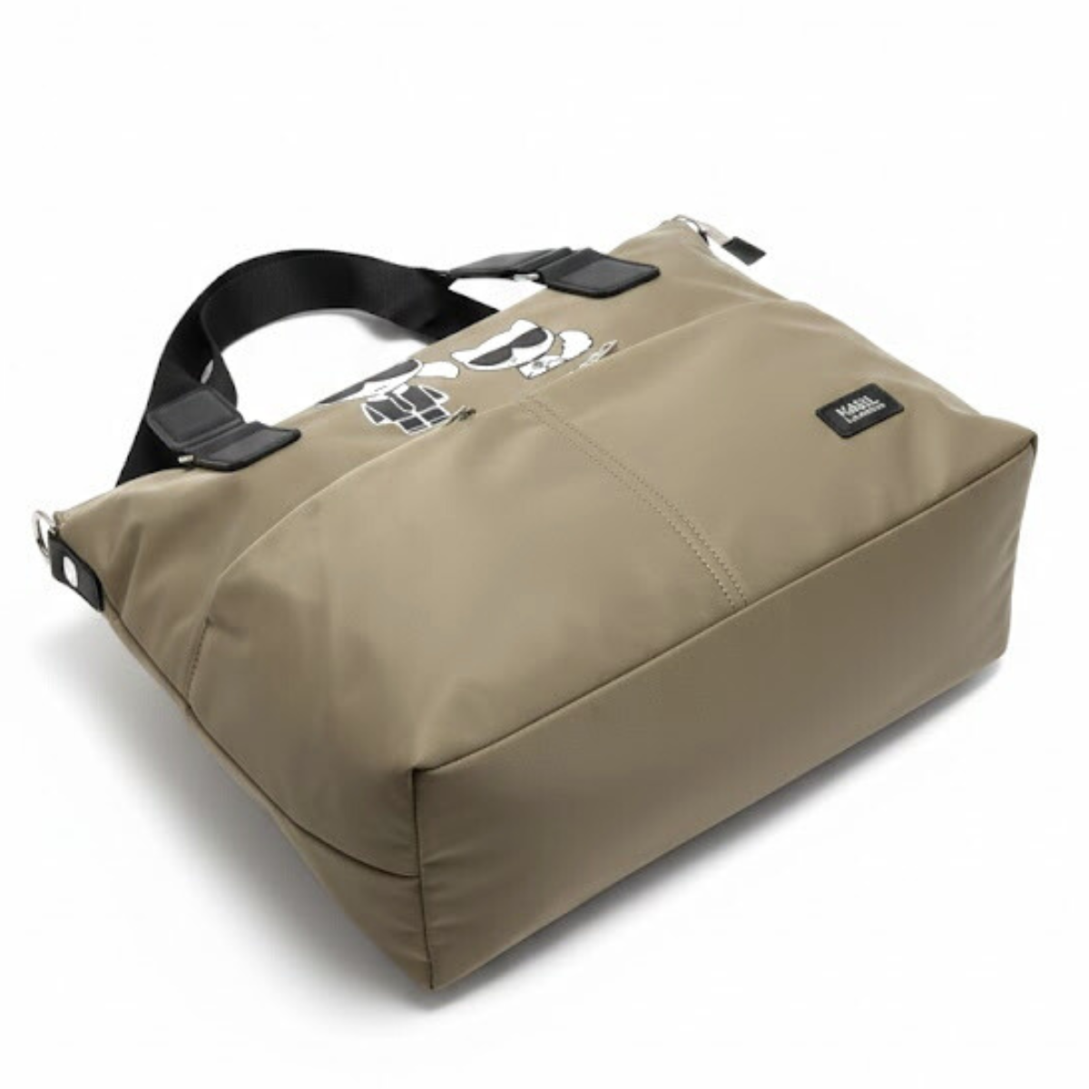 Karl Lagerfeld Paris Sporty Travel Shopper Bag - KHK - Khaki