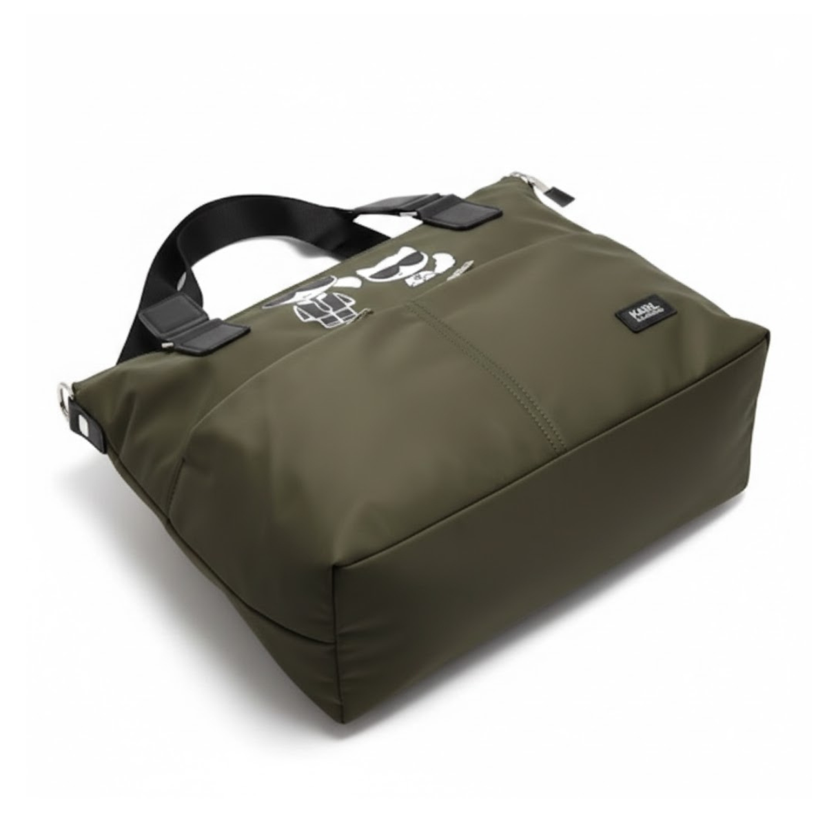 Karl Lagerfeld Paris Sporty Travel Shopper Bag - OLV - Olive