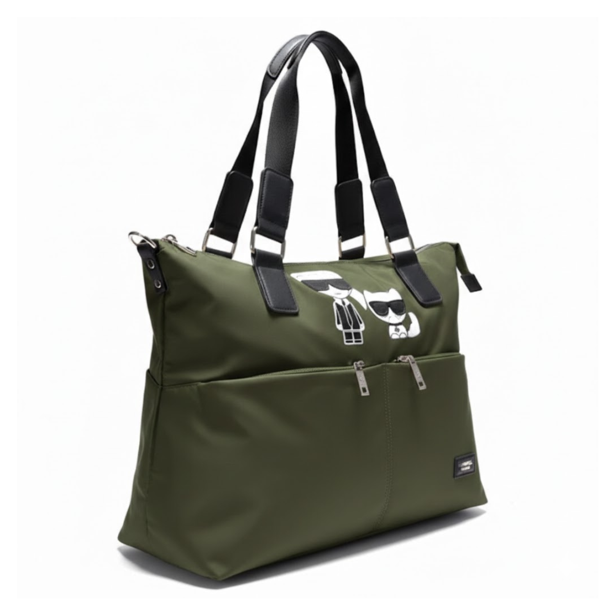 Karl Lagerfeld Paris Sporty Travel Shopper Bag - OLV - Olive