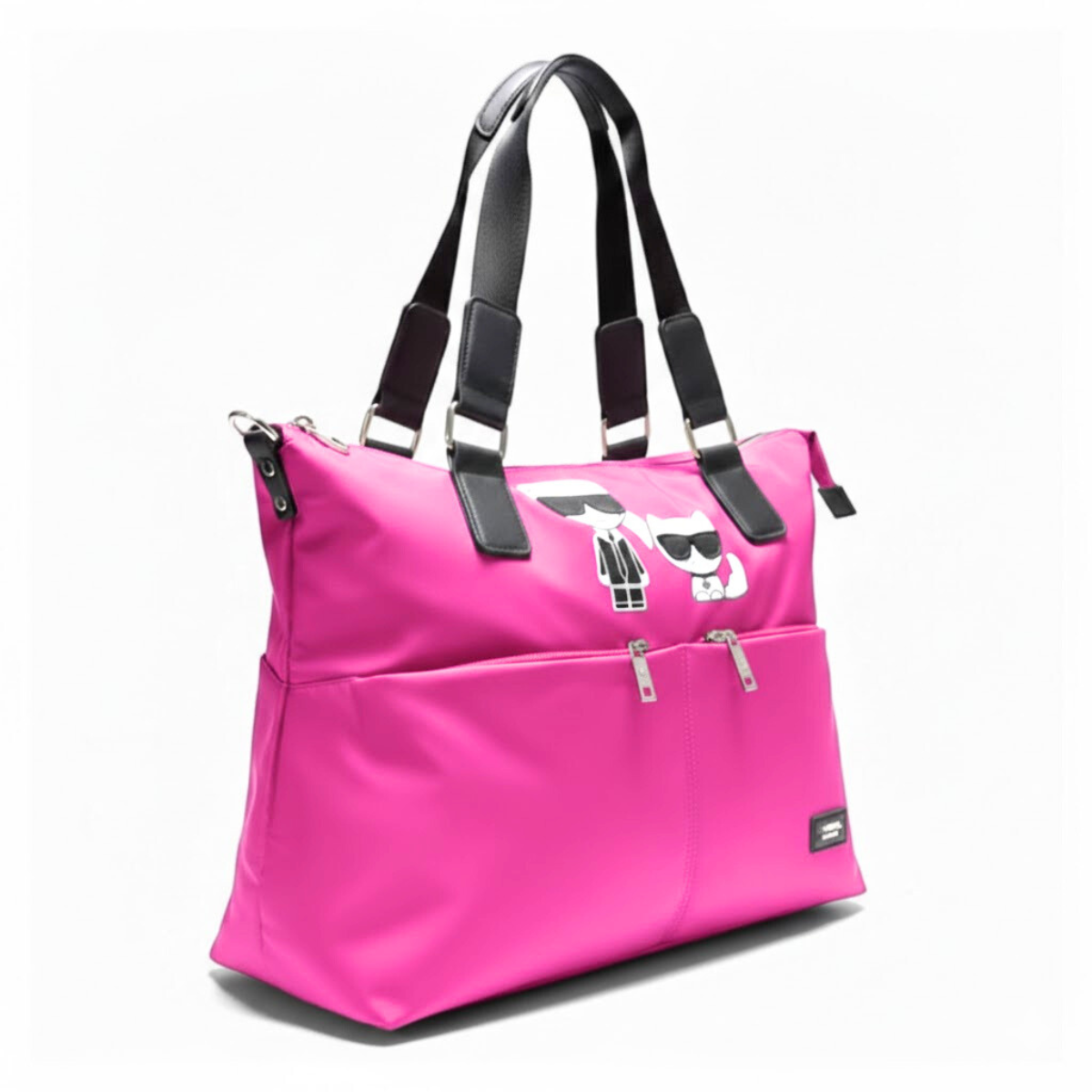 Karl Lagerfeld Paris Sporty Travel Shopper Bag - PNK - Pink