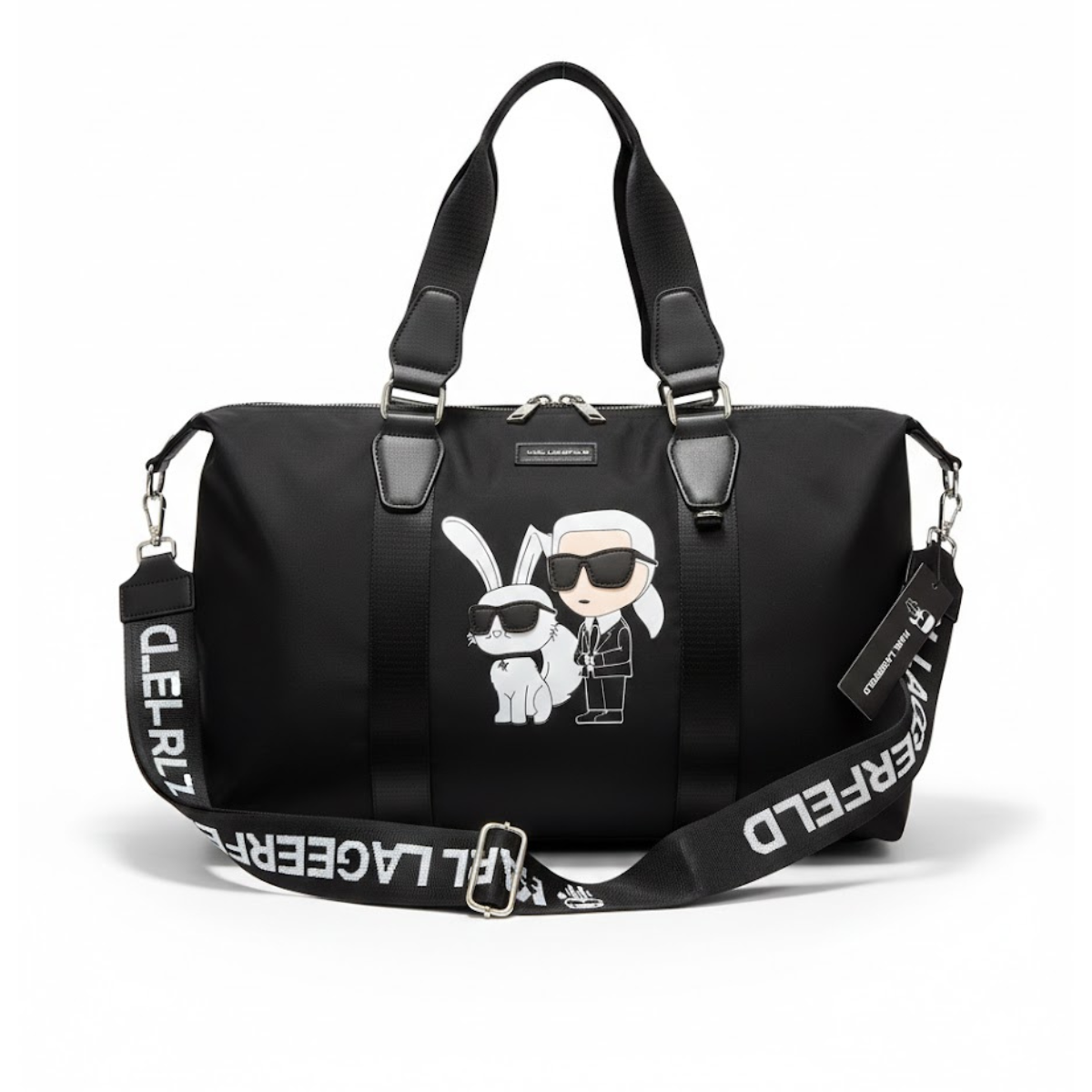Karl Lagerfeld Paris Sporty Travel2 Shopper Bag - BLK - Black