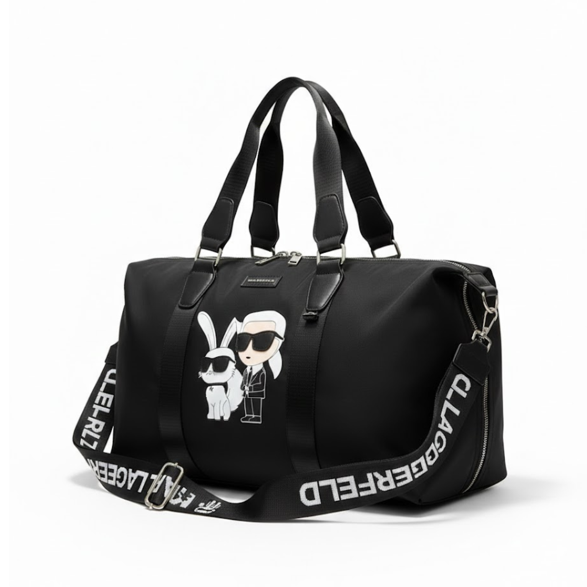 Karl Lagerfeld Paris Sporty Travel2 Shopper Bag - BLK - Black