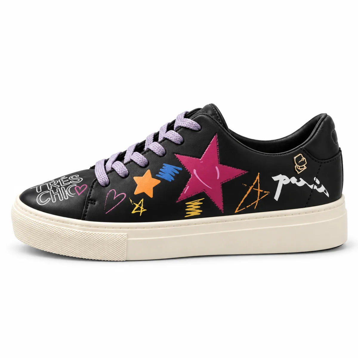 KARL LAGERFELD PARIS Tennis Shoes Sneakers Women - BLK - Black / 35