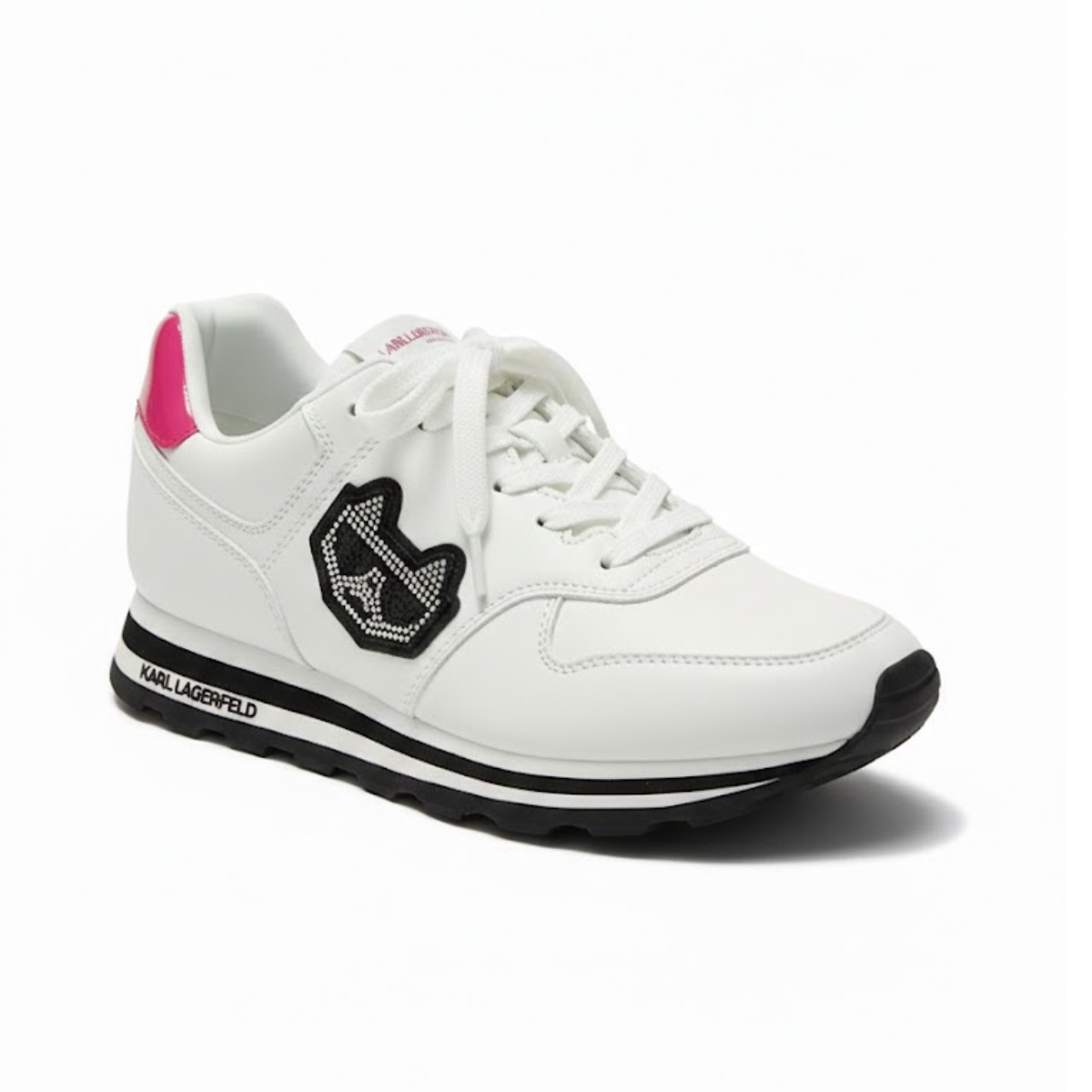 KARL LAGERFELD PARIS Tennis Sneakers Women - WHTPNK