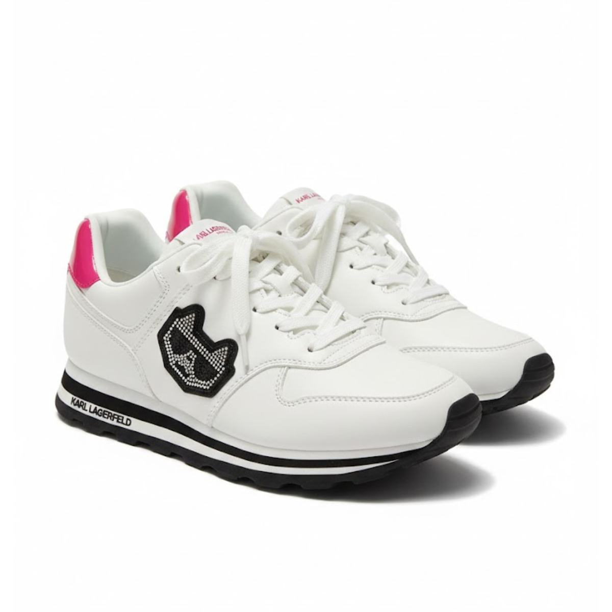 KARL LAGERFELD PARIS Tennis Sneakers Women - WHTPNK - White-Pink / 35