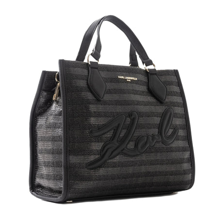 Karl Lagerfeld Paris Tote Handbag - BLKBLK - Black/Black