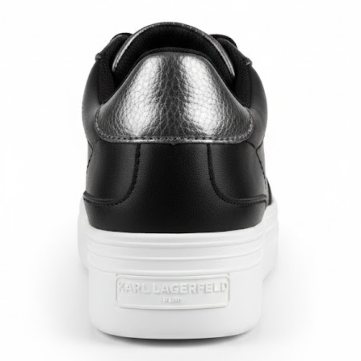 KARL LAGERFELD PARIS Violet Leather Sneakers Women - BLK