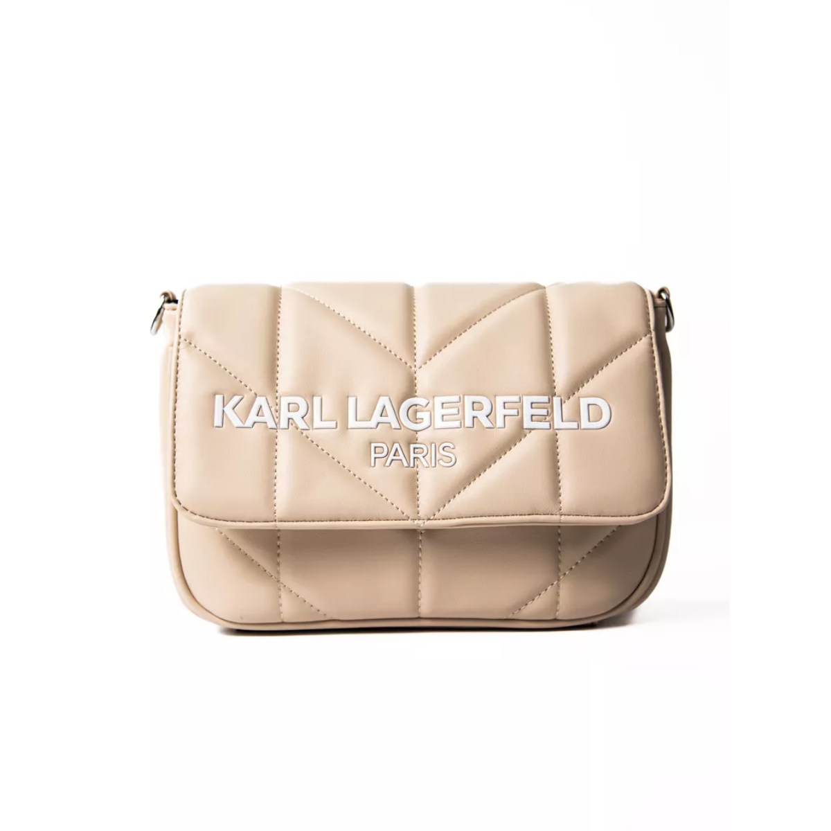 Karl Lagerfeld Paris Voyage Messenger - BEG - Beige