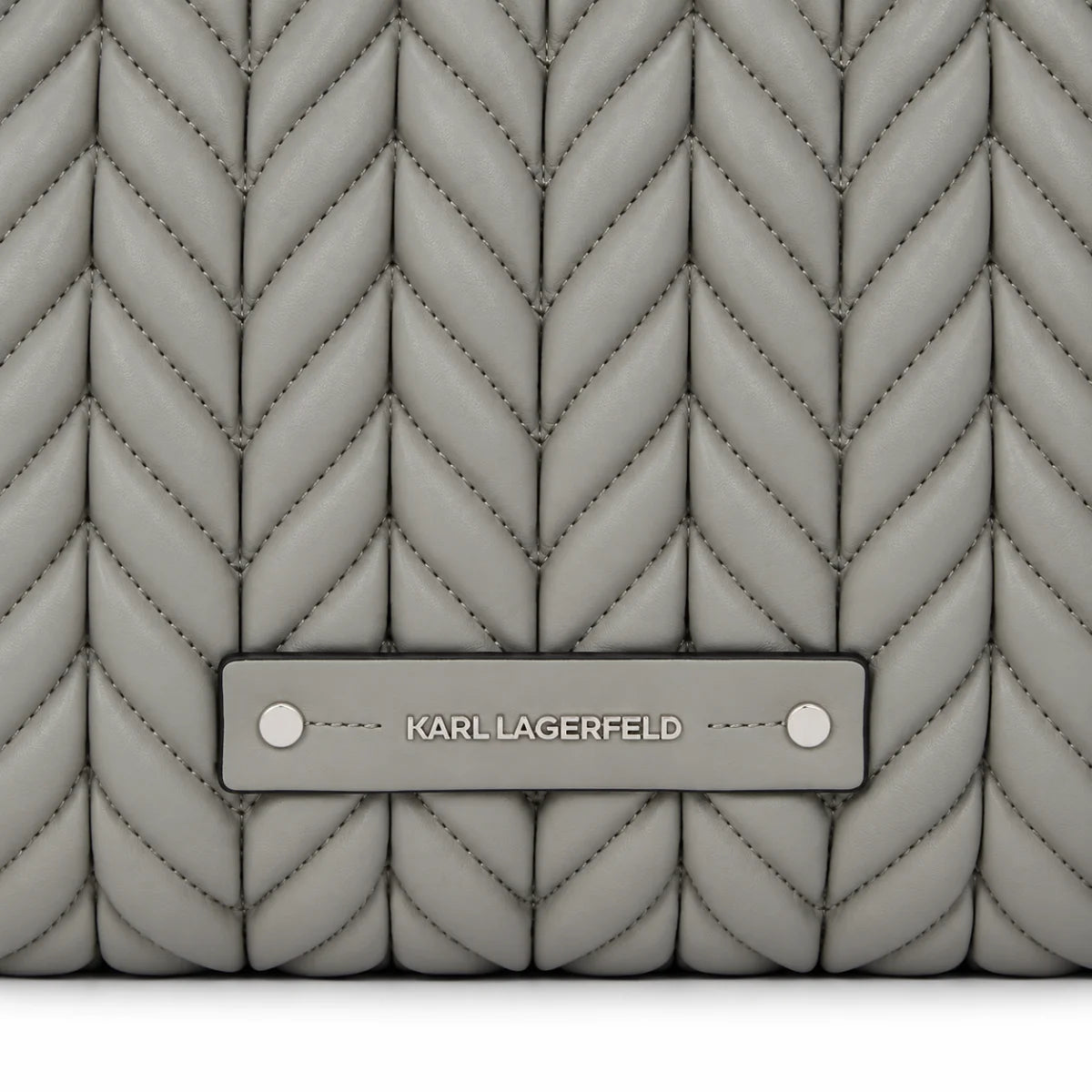Karl Lagerfeld Paris Weave Large Tote Bag Women - GRY - Grey