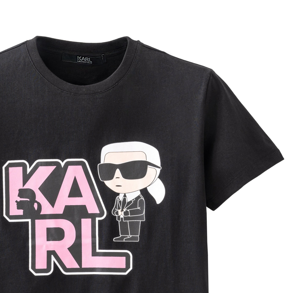 Karl Lagerfeld Paris Women’s T-shirt Karl Lagerfeld- WHT BLK