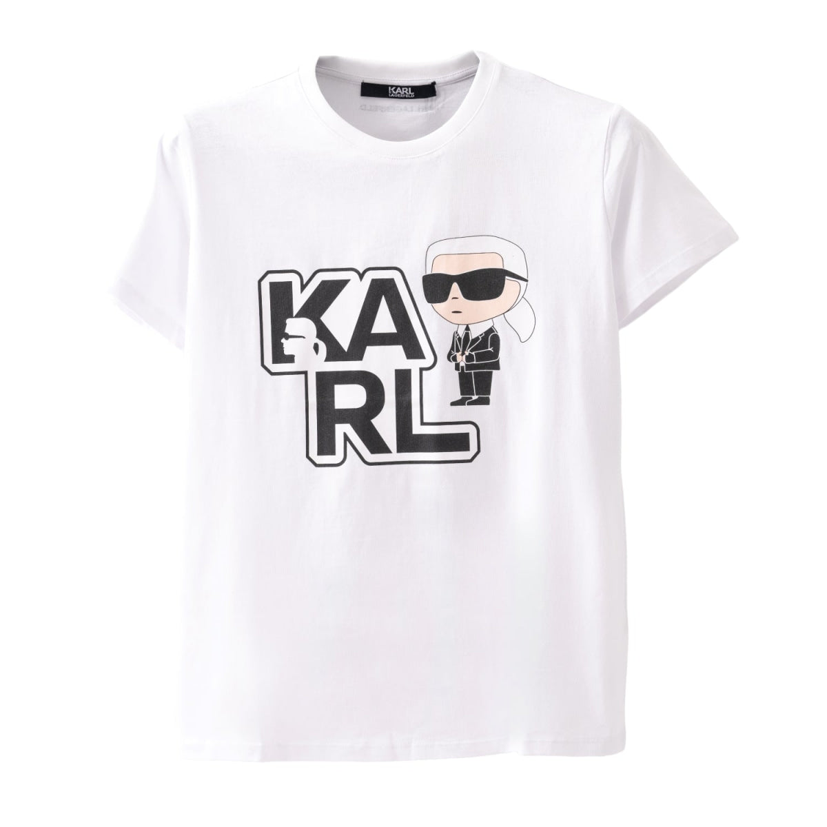 Karl Lagerfeld Paris Women’s T-shirt Karl Lagerfeld- WHT BLK - White / M