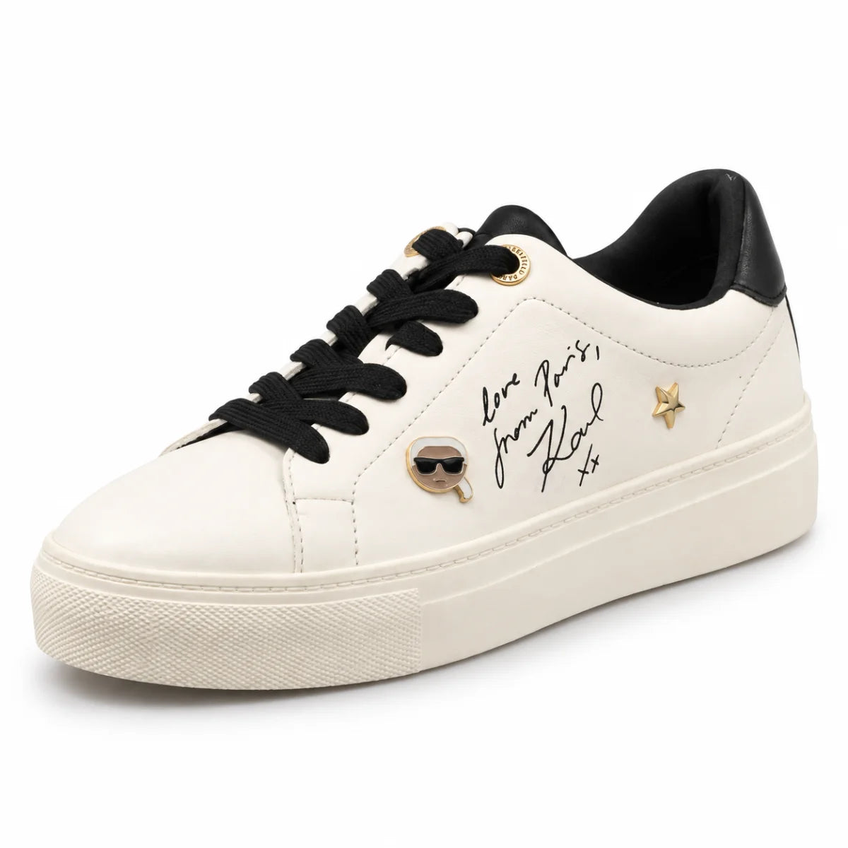 KARL LAGERFELD PARISCate Cate Pins Sneakers Women - WHT
