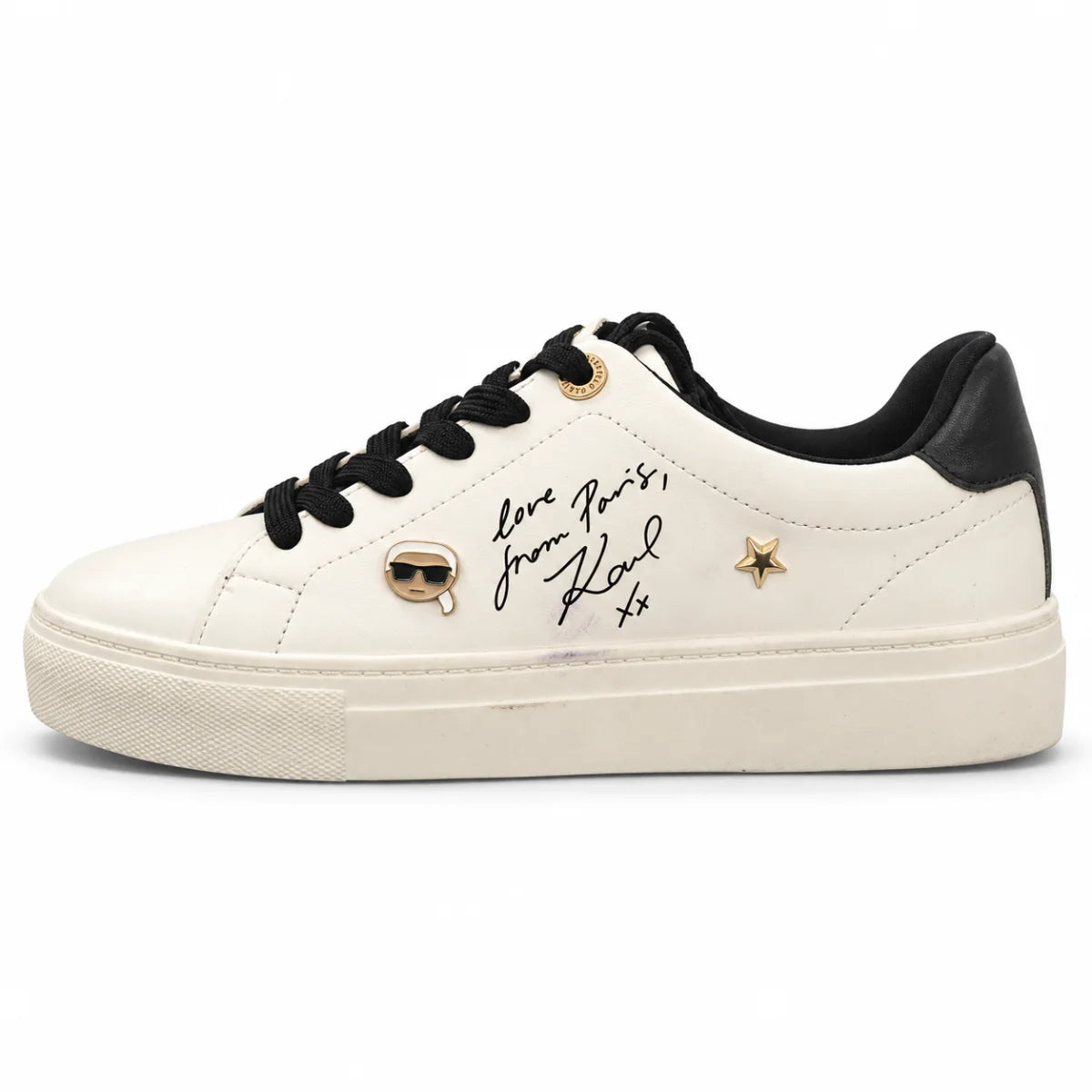 KARL LAGERFELD PARISCate Cate Pins Sneakers Women - WHT - White / 35