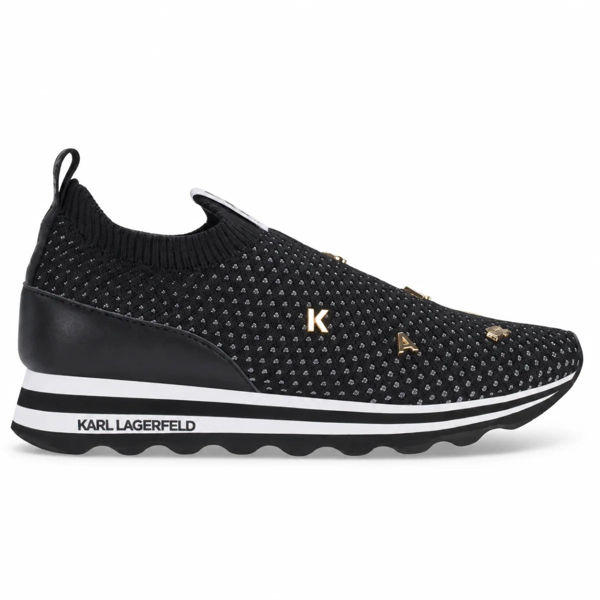 KARL LAGERFELD PARISCate Marje Slip-On Sneakers Women - BLK - Black / 35