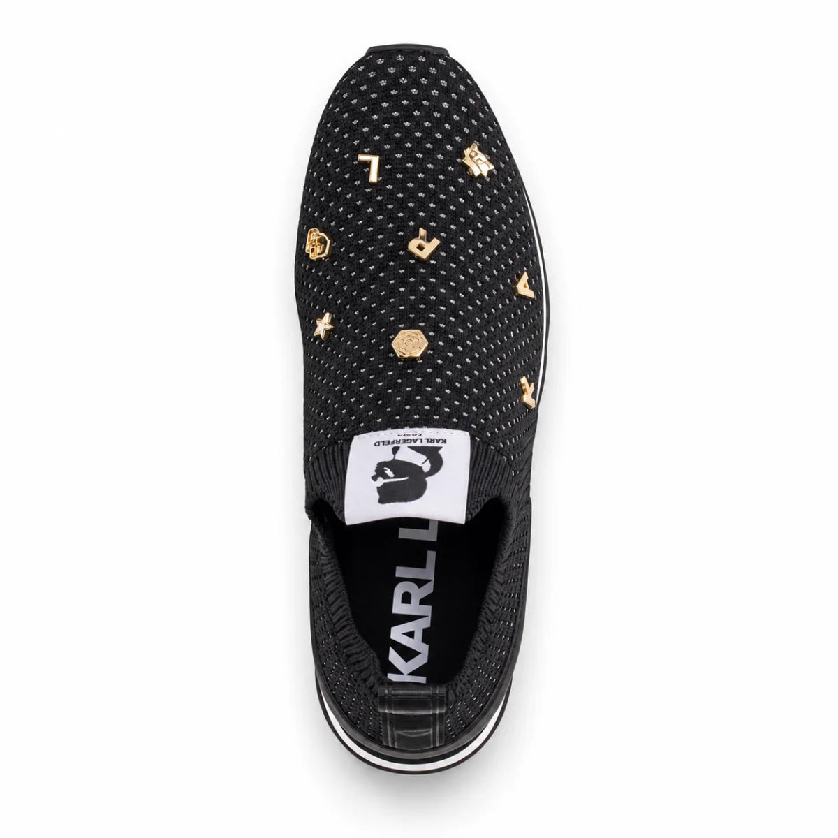 KARL LAGERFELD PARISCate Marje Slip-On Sneakers Women - BLK