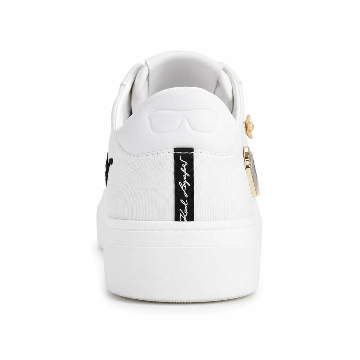 KARL LAGERFELD PARISCate Pins Lace Up Sneaker Women - WHT