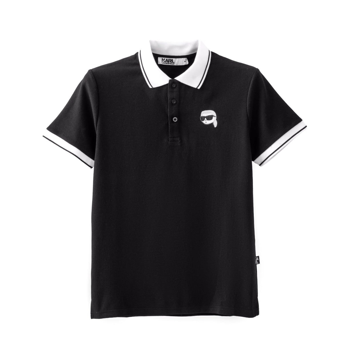 KARL Polo Karl Ikonik -WHT BLK