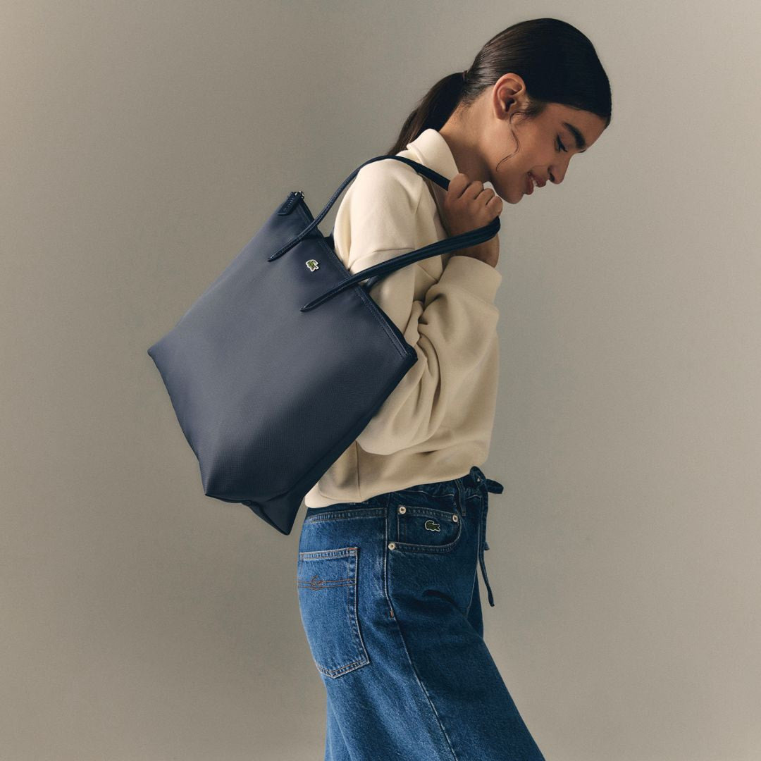 Lacoste Concept Tote Large Shopper Bag - NVY - Navy