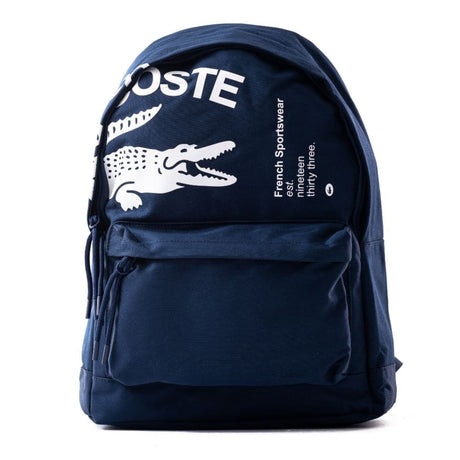 Lacoste Contrast Branded Backpack - NVY - Navy - Bags