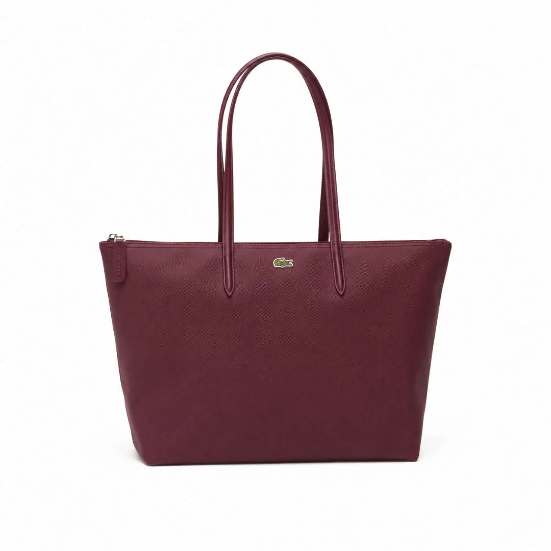 Lacoste Large L.12.12 Concept Tote Bag - Maroon