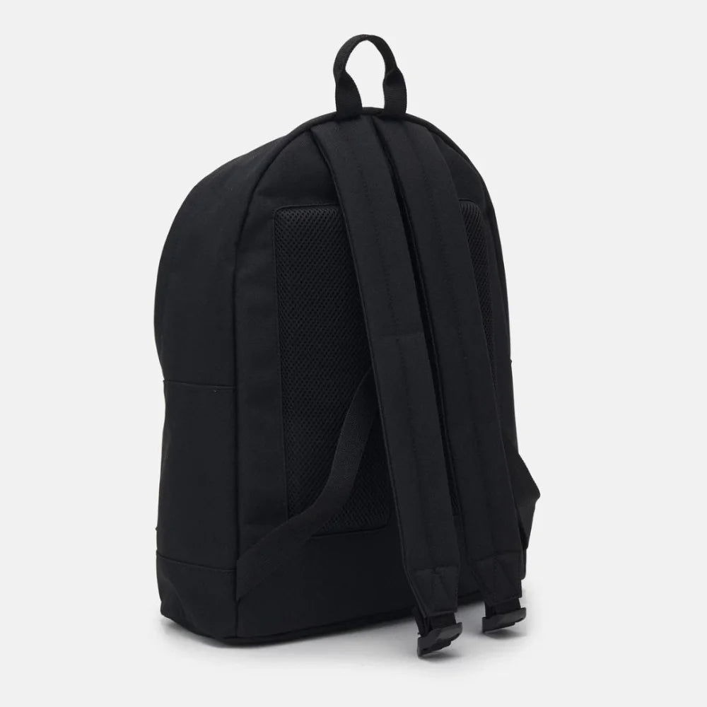 Lacoste LARGE NEOCROC BACKPACK WITH ZIPPED LOGO STRAPS - BLK - Black