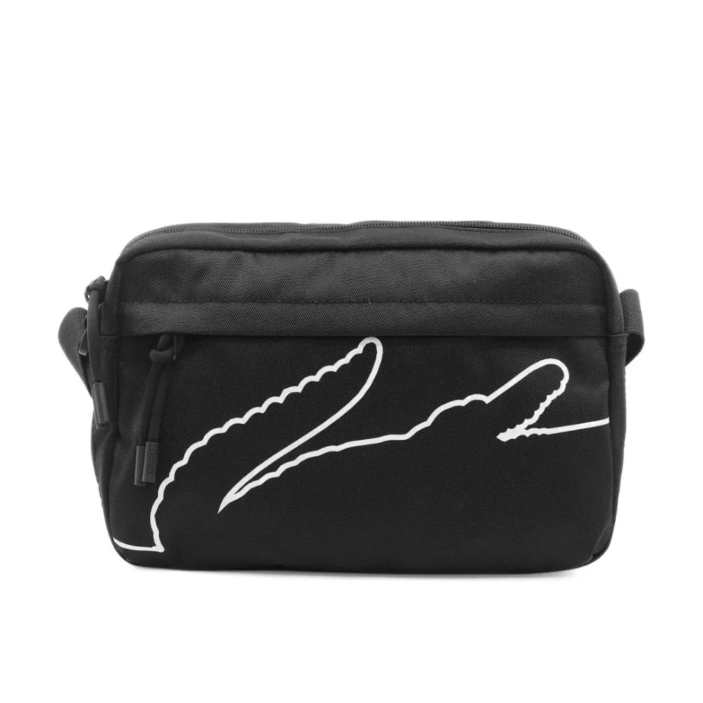 Lacoste Neocroc Outline Reporter Bag - BLK Black Bags