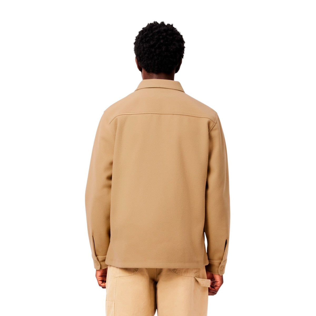 Lacoste Oversized Flannel Overshirt Men CH7210-BEG