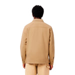 Lacoste Oversized Flannel Overshirt Men CH7210-BEG