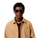 Lacoste Oversized Flannel Overshirt Men CH7210-BEG