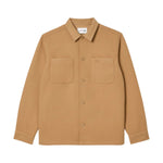 Lacoste Oversized Flannel Overshirt Men CH7210-BEG