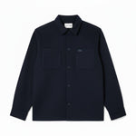 Lacoste Oversized Flannel Overshirt Men CH7210-NVY