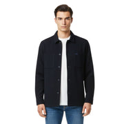 Lacoste Oversized Flannel Overshirt Men CH7210-NVY - Navy / S
