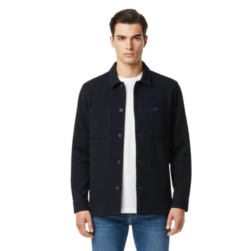 Lacoste Oversized Flannel Overshirt Men CH7210-NVY - Navy / S