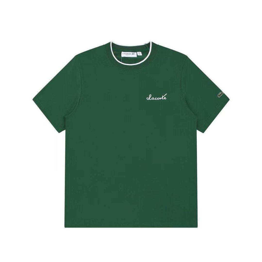 Lacoste Signature Logo T-Shirt Men - Green / M
