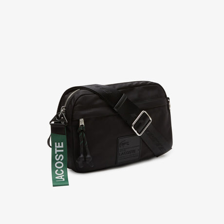 Lacoste Signature Patch Crossover Bag - BLK - Black