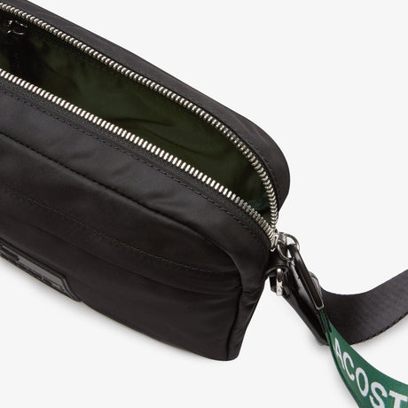 Lacoste Signature Patch Crossover Bag - BLK - Black