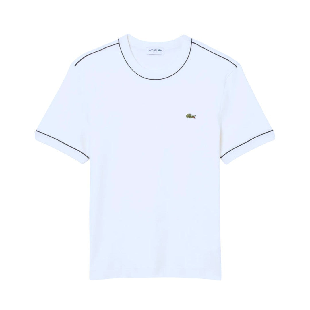 Lacoste Slim Fit Cotton Interlock T-Shirt Men - White / M