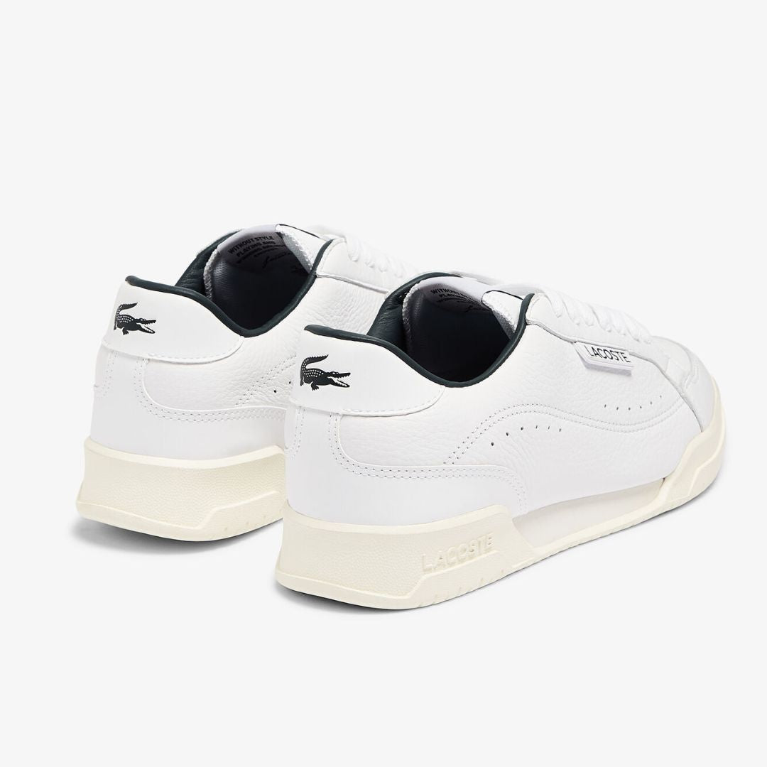Lacoste Twin Serve Luxe Leather Trainers Men