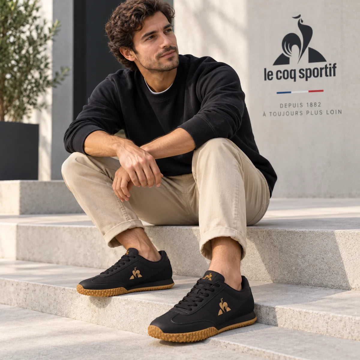 Le Coq Sportif Trainers Veloce Sneakers - BLK