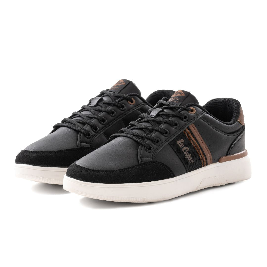 Lee Cooper Lace-Up Sneakers Men LC807130M-BLK - Black / 40