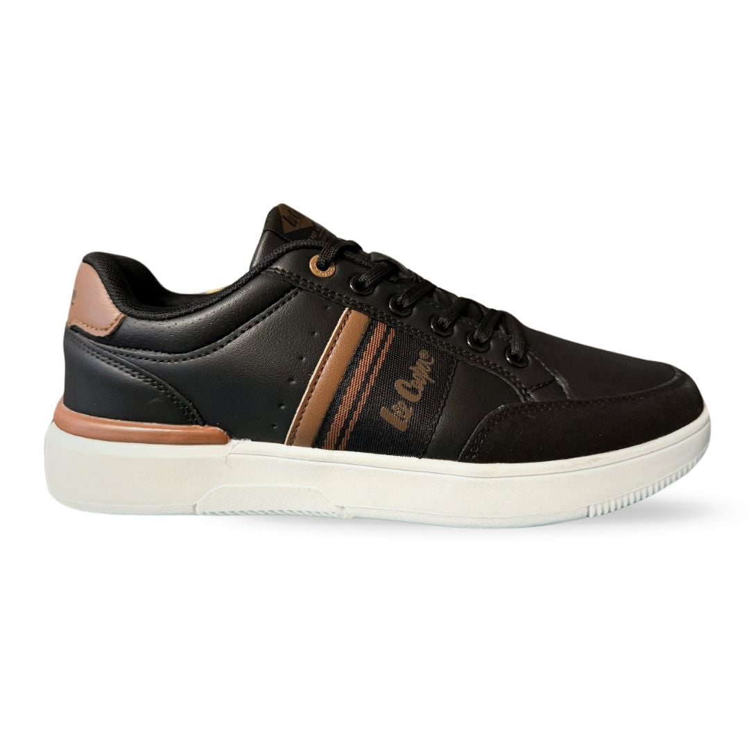 Lee Cooper Lace-Up Sneakers Men LC807130M-BLK - Black / 40